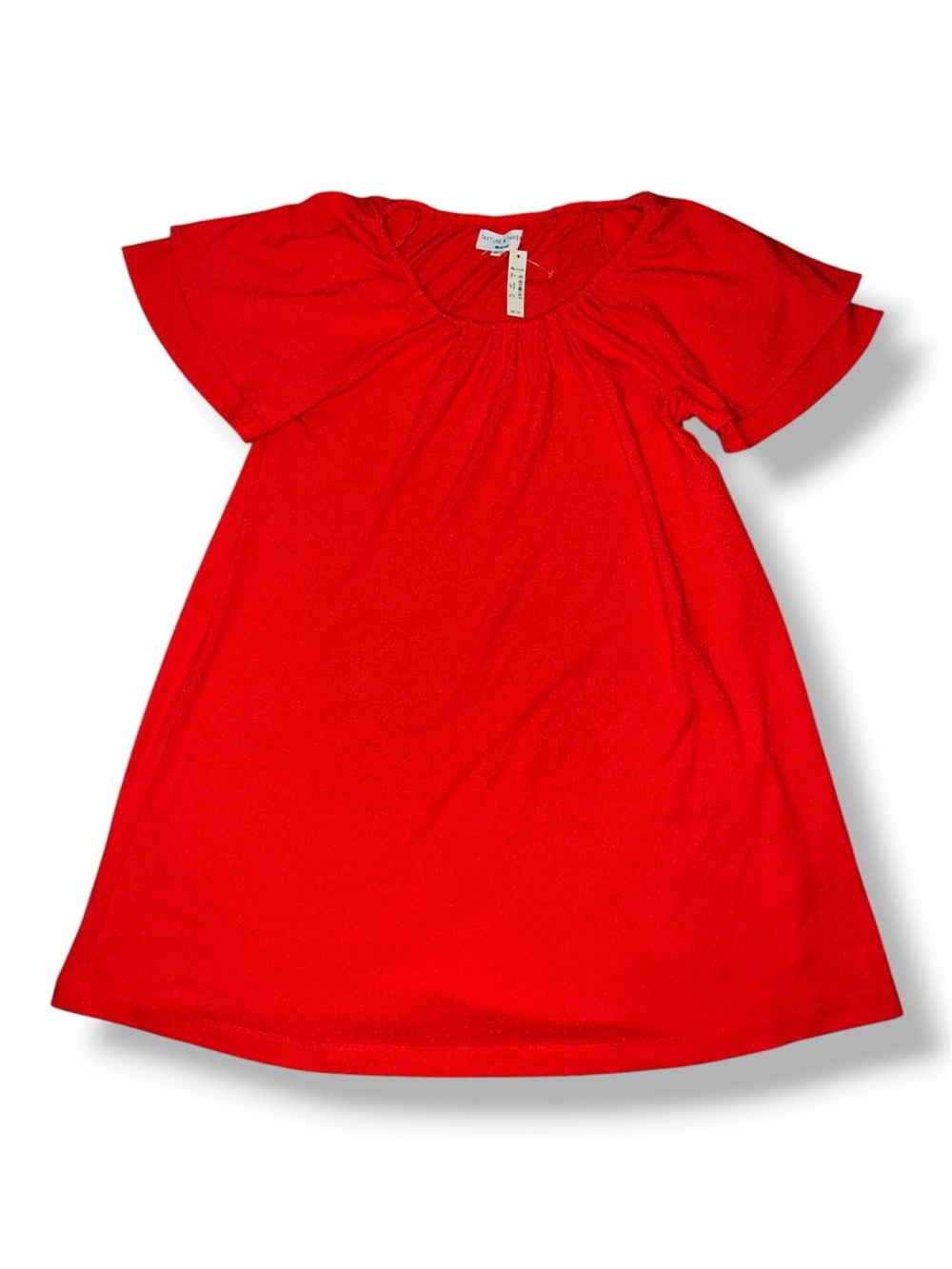 NWT Madewell Texture & Thread Tiered-Sleeve Dress size M